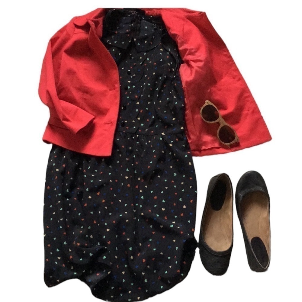 BCBG LOLLIPOP RED JACKET BLAZER - Picture 3 of 8